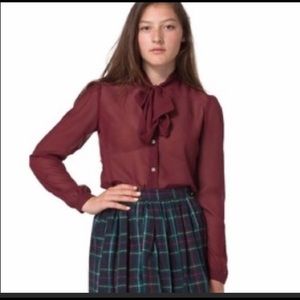 American apparel see through shirt